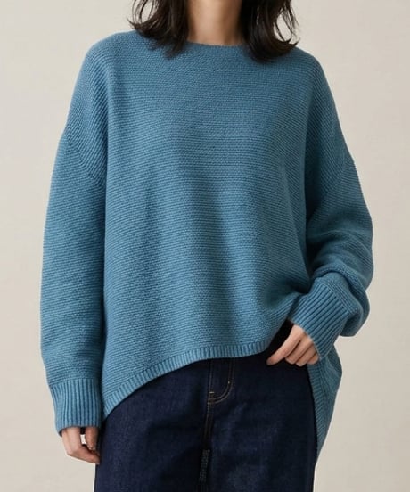 ウールガーメントニット　194-39505