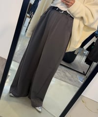PASSIONE パシオーネ ROBE　ローブ　サイドタックワイドパンツ（ベルト付き） 636601