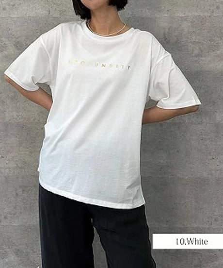 Anna Kerry　アンナケリー　メタリックロゴTシャツ（56262924）