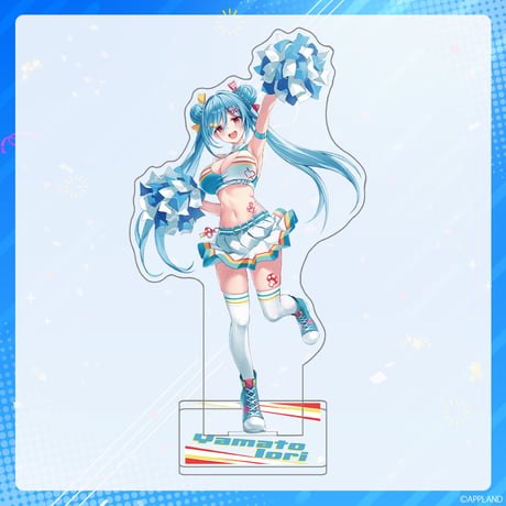 【Tr!c tracチアガールグッズ】ビッグアクリルスタンド＋コレクションカードセット