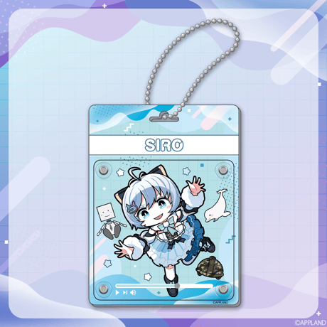 【ゆるっとアップランド】ブリスター風アクリルキーホルダー