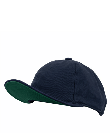 SOLID BRUSHED BULL DENIM TWILL CAP  (NAVY)