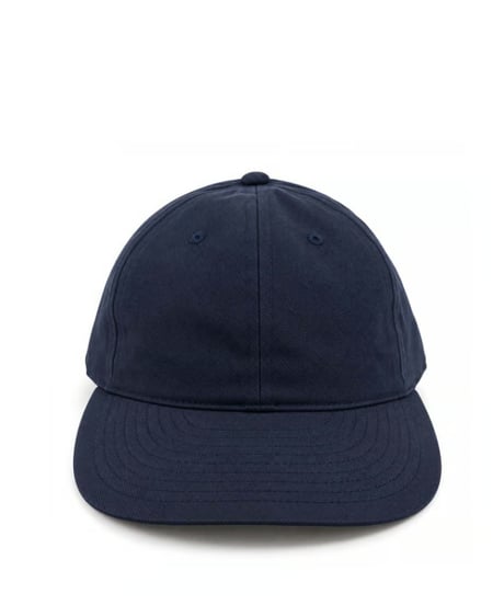 SOLID BRUSHED BULL DENIM TWILL CAP  (NAVY)