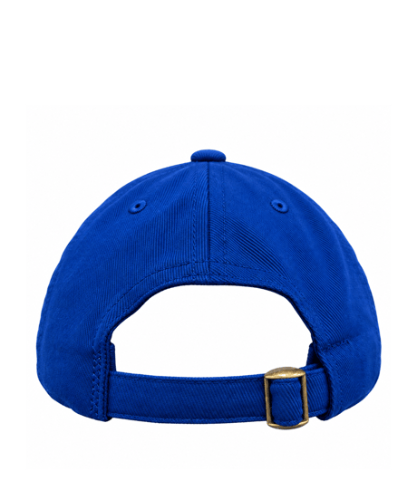 SOLID BRUSHED BULL DENIM TWILL CAP  (ROYAL)
