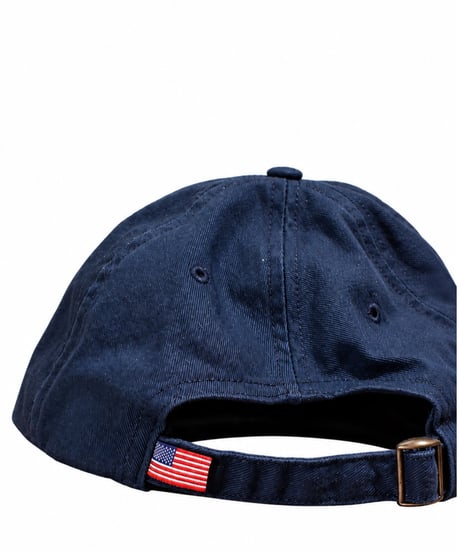 SOLID WASHED CAP  (NAVY)