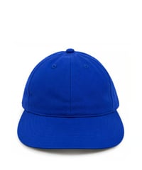 SOLID BRUSHED BULL DENIM TWILL CAP  (ROYAL)