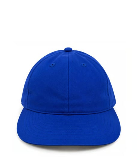 SOLID BRUSHED BULL DENIM TWILL CAP  (ROYAL)