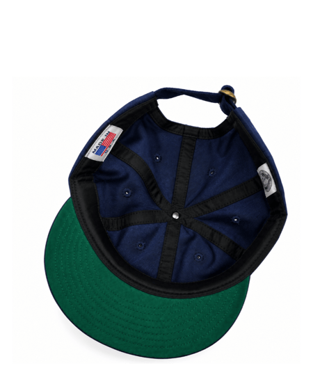 SOLID BRUSHED BULL DENIM TWILL CAP  (NAVY)