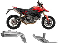 ARROW ROUND-SIL チタン / ステンレス ハーフシステム エキゾースト DUCATI Hypermotard V2 / SPレーシング仕様 / 公道走行不可）