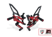 ディーラー在庫有り　CNC RACING アジャスタブルバックステップ TROY BAYLISS EDITION DUCATI PANIGA / V2