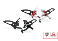 CNC RACING PRAMAC EDITION アジャスタブルバックステップ DUCATI STREETFIGHTER V2 2022-2024