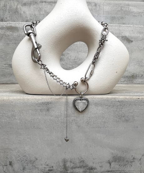Heart Link Karabiner Necklace