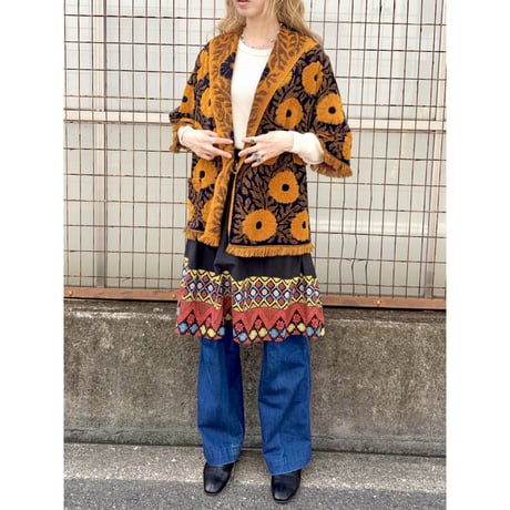 Vintage black midi skirt【01481】