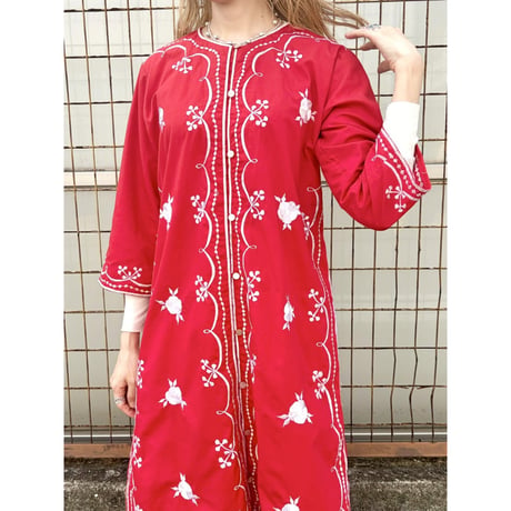 CARO OF HONOLULU Embroidered dress【01574】