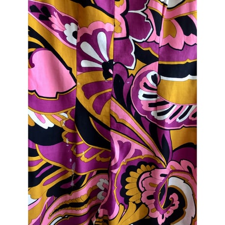 60-70s Psychedelic jumpsuit【01610】