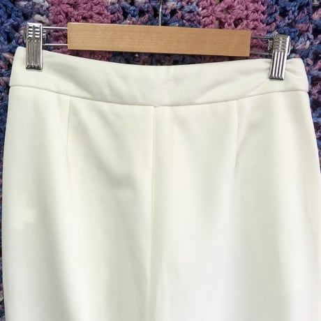 Vintage white flare pants【01510】