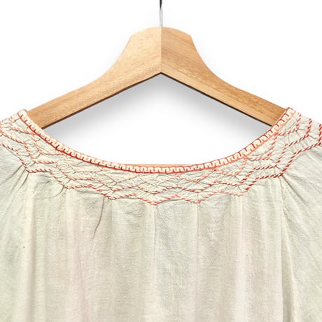 Vintage embroidery blouse【01535】