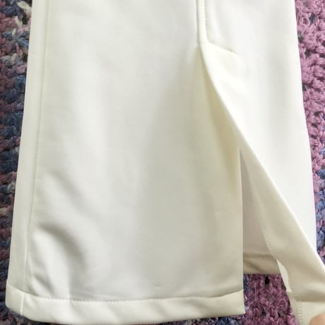 Vintage white flare pants【01510】