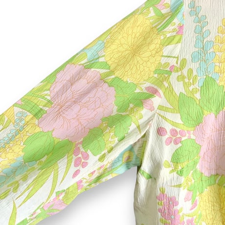 Vintage floral & butterfly blouse【01480】