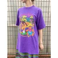 90s tee ／ Purple Bear【01489】