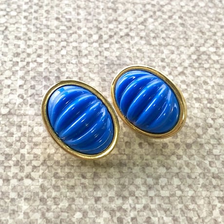 Vintage Gold × Blue pierce【01617】