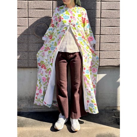 70s Brown flare pants【01590】