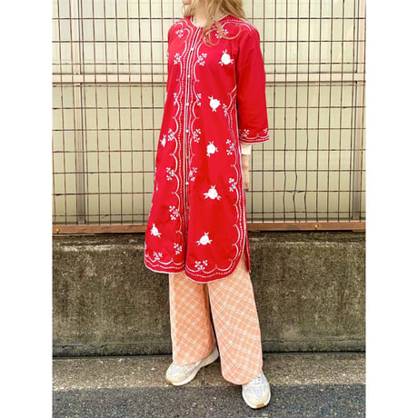 CARO OF HONOLULU Embroidered dress【01574】