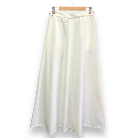 70s Polyester patchwork maxi skirt【01583】