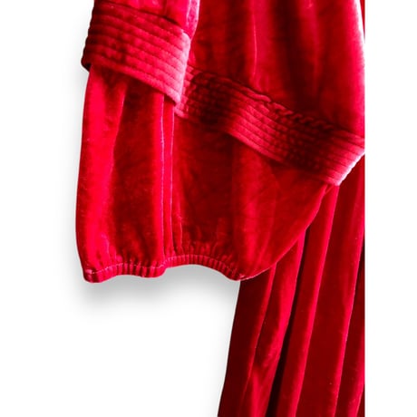 60s Velour maxi dress【01570】