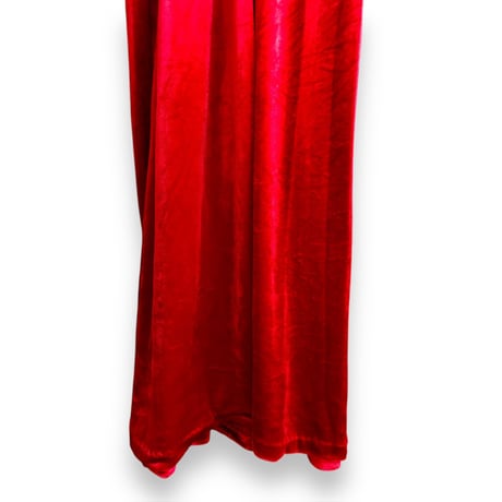 60s Velour maxi dress【01570】