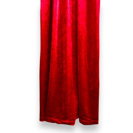 60s Velour maxi dress【01570】