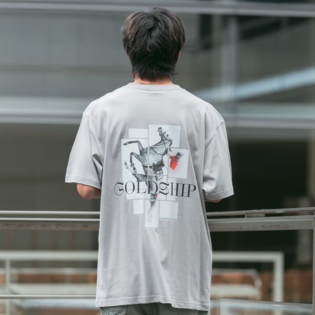 ゴールドシップグッズ グラフィカルTシャツBパターン（グレー/Gray）