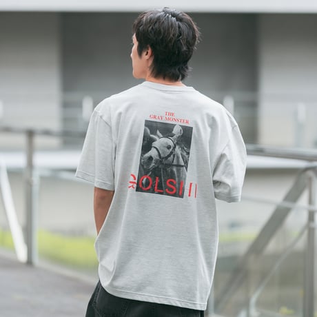 ゴールドシップグッズ グラフィカルTシャツCパターン（グレー/Gray）