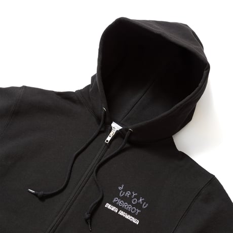 ジュウリョクピエロ　オークス勝利記念グッズ グラフィカルパーカー（黒/Black）