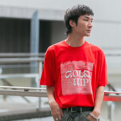 ゴールドシップグッズ グラフィカルTシャツAパターン（赤/Red）