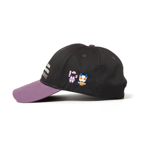 ジュウリョクピエロ　オークス勝利記念グッズ グラフィカルCAP(黒 x パープル/Black x Purple）