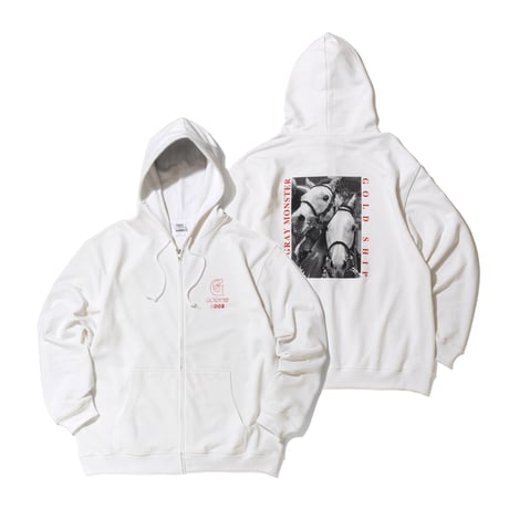 ゴールドシップグッズ グラフィカルパーカー（白/White）