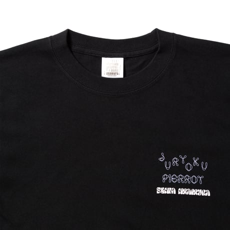 ジュウリョクピエロ　オークス勝利記念グッズ グラフィカルTシャツAパターン（黒/Black）