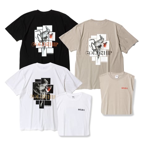 ゴールドシップグッズ グラフィカルTシャツBパターン（黒/Black）