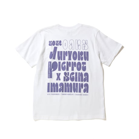 ジュウリョクピエロ　オークス勝利記念グッズ グラフィカルTシャツBパターン（白/White）