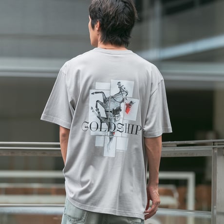 ゴールドシップグッズ グラフィカルTシャツBパターン（グレー/Gray）