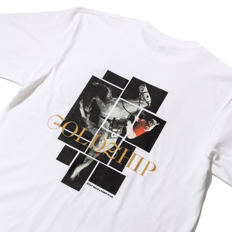 ゴールドシップグッズ グラフィカルTシャツBパターン（白/White）