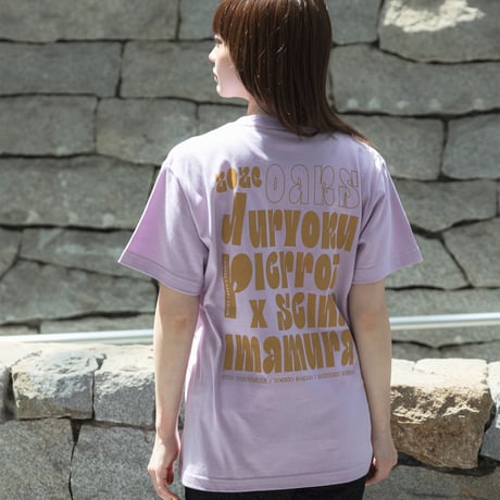ジュウリョクピエロ　オークス勝利記念グッズ グラフィカルTシャツBパターン（紫/Purple）