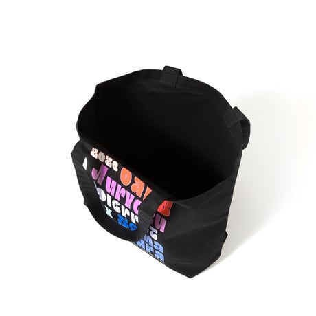 ジュウリョクピエロ　オークス勝利記念グッズ グラフィカルトートLサイズ（黒/Black）