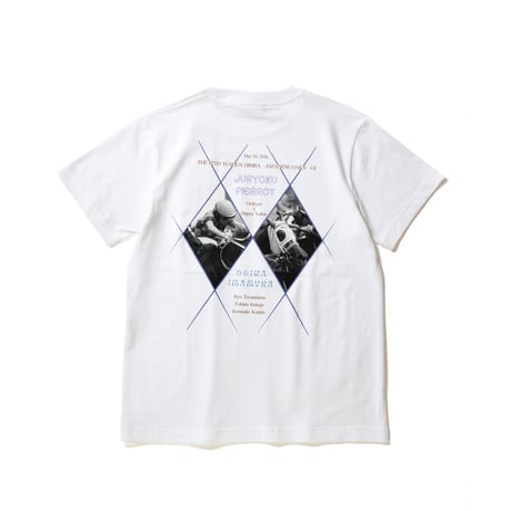 ジュウリョクピエロ　オークス勝利記念グッズ グラフィカルTシャツAパターン（白/White）