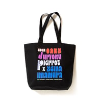 ジュウリョクピエロ　オークス勝利記念グッズ グラフィカルトートLサイズ（黒/Black）