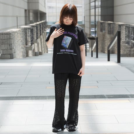 ジュウリョクピエロ　オークス勝利記念グッズ グラフィカルTシャツCパターン（黒/Black）