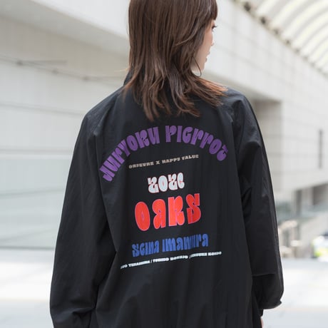 ジュウリョクピエロ　オークス勝利記念グッズ グラフィカルブルゾン（黒/Black）