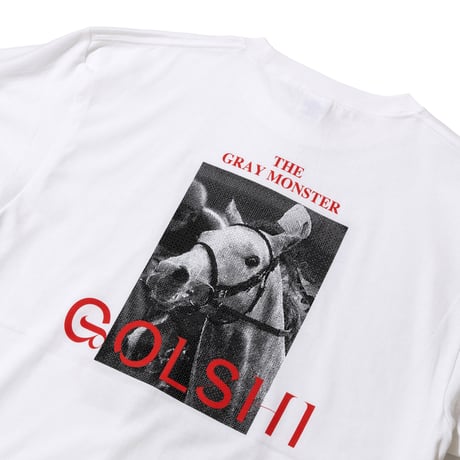 ゴールドシップグッズ グラフィカルTシャツCパターン（白/White）