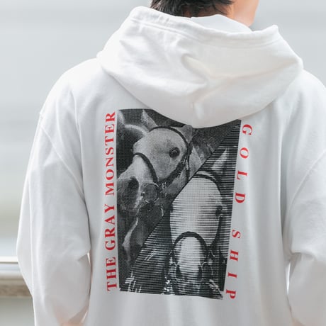 ゴールドシップグッズ グラフィカルパーカー（白/White）